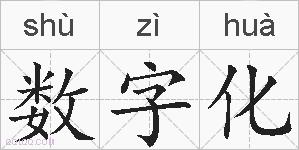 数字化的拼音