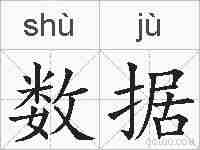 数据的拼音