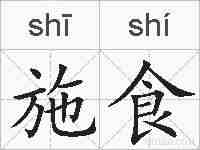 施食的拼音