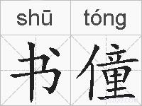 书僮的拼音