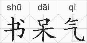 书呆气的拼音