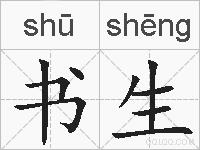 书生的拼音