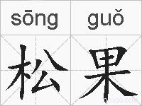 松果的拼音