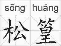 松篁的拼音