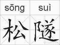 松隧的拼音