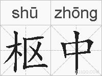枢中的拼音