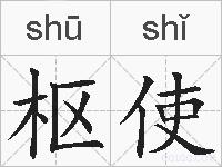 枢使的拼音