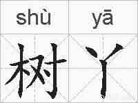 树丫的拼音