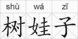 树娃子的拼音