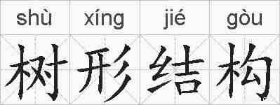 树形结构的拼音