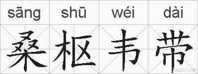 桑枢韦带的拼音
