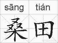 桑田的拼音