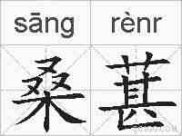 桑葚的拼音
