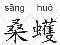 桑蠖的拼音