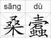 桑蠧的拼音