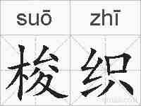 梭织的拼音