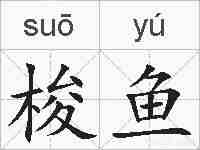 梭鱼的拼音
