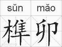 榫卯的拼音