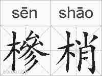 槮梢的拼音