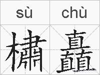 橚矗的拼音