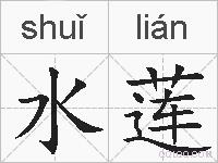 水莲的拼音