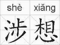 涉想的拼音