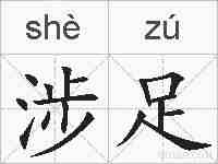 涉足的拼音