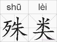 殊类的拼音