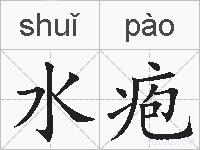 水疱的拼音