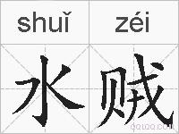 水贼的拼音