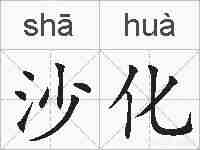 沙化的拼音