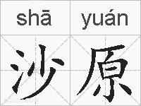 沙原的拼音