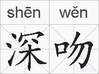 深吻的拼音