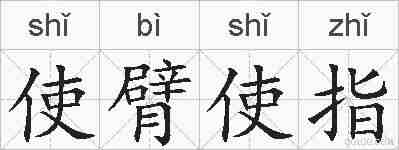 使臂使指的拼音