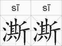 澌澌的拼音