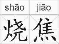 烧焦的拼音