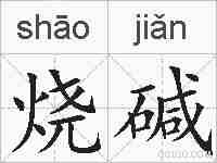 烧碱的拼音