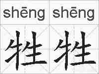 牲牲的拼音