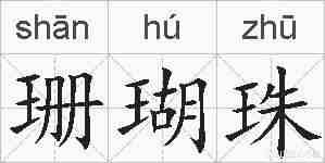 珊瑚珠的拼音