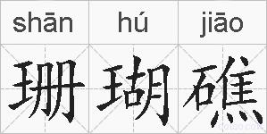珊瑚礁的拼音