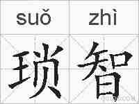 琐智的拼音