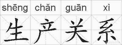 生产关系的拼音