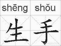 生手的拼音