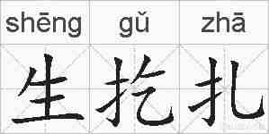 生扢扎的拼音