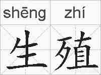 生殖的拼音
