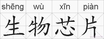 生物芯片的拼音