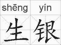 生银的拼音