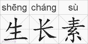 生长素的拼音