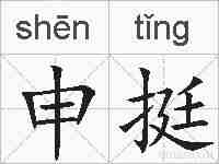 申挺的拼音