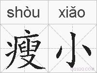 瘦小的拼音